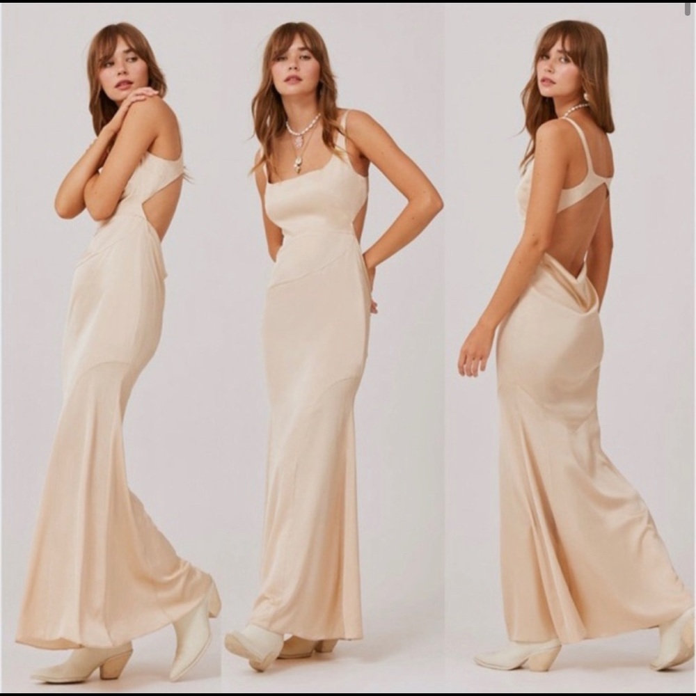Finder’s Keepers Evangeline Dress in Champagne